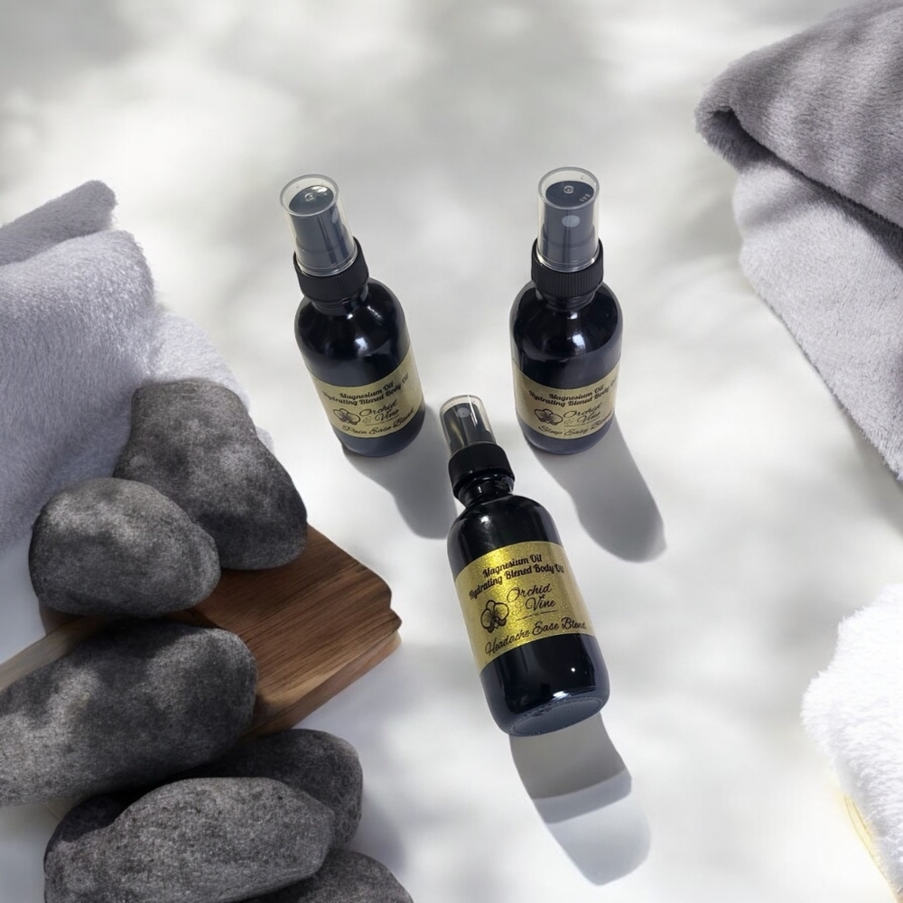 New! Pain Ease Magnesium Dry Oil Orchid & Vine Skin Skin Nutrition - Picture 5 of 5